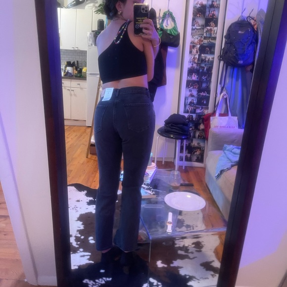 Citizens of Humanity Charlotte High Rise Straight in Happy Hour - Picture 7 of 9